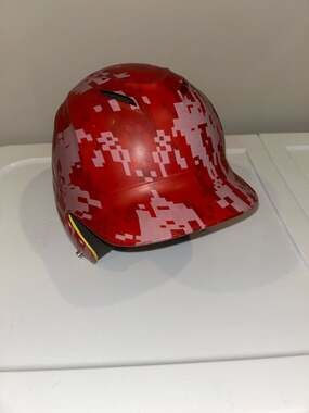 Under Armour UABH100 Digi Camo Baseball Batting Helmet Scarlet Red